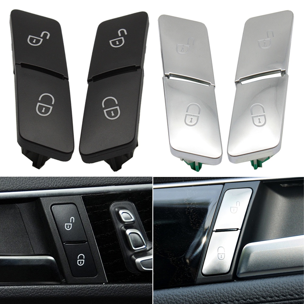 ปุ่มสวิตช์ล็อคประตูรถยนต์ ซ้าย ขวา สําหรับ Mercedes Benz C Class W204 E Class W212 GLK 204 ML GL W166 W463 W156