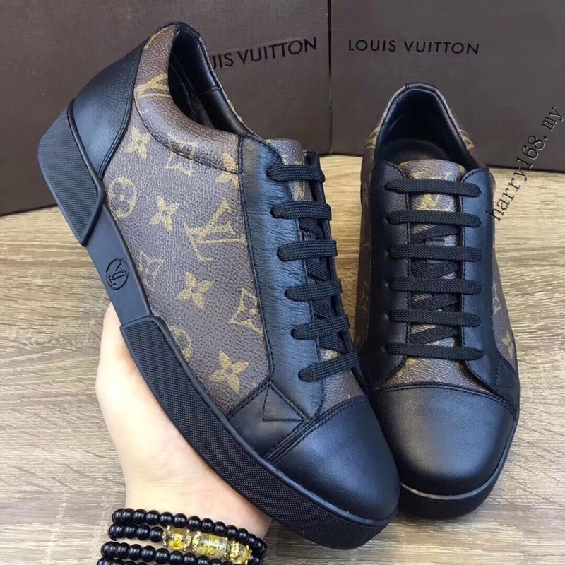 LV LOUIS VUITTON Men's leather monogram sneaker trainer shoes size 38-46 TT3936