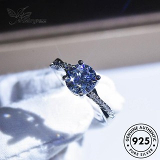 Jewelrypalace แหวนเพชรโมอิส เงิน 925 R1012 สําหรับผู้หญิง