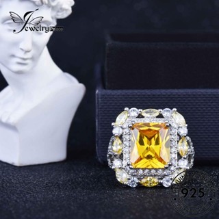 Jewelrypalace แหวนเงินแท้ 925 ทรงสี่เหลี่ยม สําหรับผู้หญิง R2293