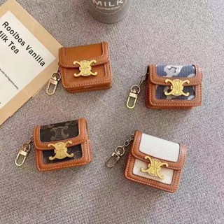 เคสหูฟังหนัง ลาย Celine สไตล์สตรีท สําหรับ airpods Pro2 airpods