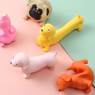 Tik Tok Paipai ของเล่นบีบสคลายเครียด รูปสุนัข Pei Lala Dachshund Pinch Music ของเล่นสําหรับเด็ก และผู้ใหญ่