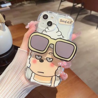 เคสมือถือ แบบนิ่ม ลายแกะน่ารัก สําหรับ Apple 14 13 Pro Max Xs Max 11 12 678p xr