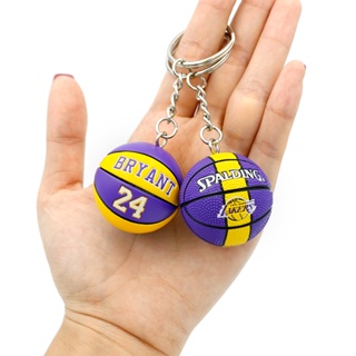 พวงกุญแจบาสเก็ตบอล พร้อมจี้ James Kobe Curry Irving Durant nba Peripheral Jewelry Souvenir