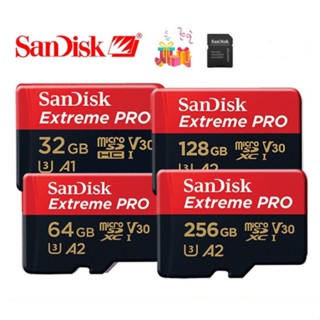 Sandisk การ์ด Micro SD 512G 256GB 128GB หน่วยความจําโทรศัพท์มือถือ 64GB 32GB 16GB 8GB เหมาะสําหรับการ์ดขนาดเล็ก โทรศัพท์ และคอมพิวเตอร์