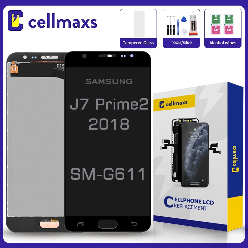 สําหรับ SAMSUNG Galaxy J7 Prime2 G611 J7 Prime 2018 เปลี่ยนหน้าจอสัมผัส LCD