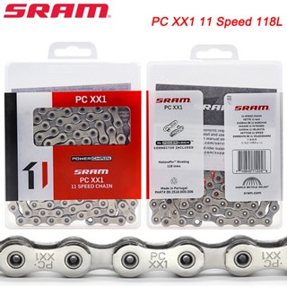 Sram NX GX EAGLE PC XX1 โซ่จักรยาน 12s 12v 11v โซ่จักรยาน 118L 126L 11/12 ความเร็ว กระแสไฟ โซ่จักรยาน MTB ของแท้ Sram Power Link