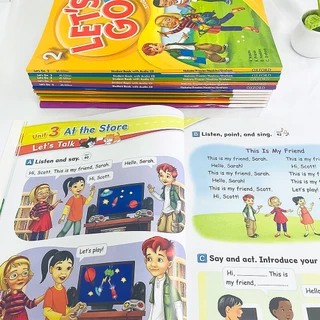 1-6 Level Set Oxford Let's Go Student Book The New Edition of The Bestselling Primary English Work Books Course ESL Book