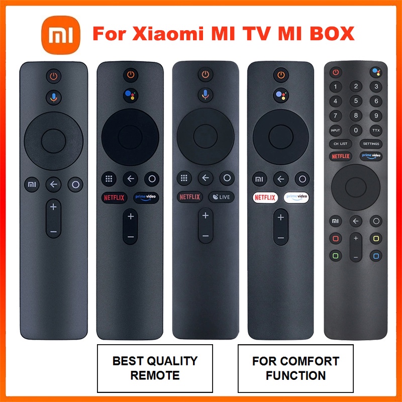 รีโมทคอนโทรลใหม่สําหรับ XIAOMI Mi TV BOX S BOX 3 Mi TV 4X เสียงบลูทูธรีโมทคอนโทรล Google Assistant C