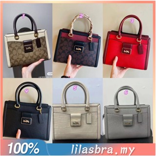 Coach CC140 CC141 CC142 CD701 CF389 CE606 Grace Carryall กระเป๋าถือผู้หญิง กระเป๋าสะพาย ไฮแฟชั่น 389 606 140 141 142