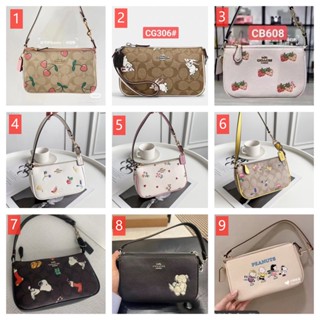 COACH c8719 c7699 CB603 CB608 c7699 CA444 c2899 Nolita 19 กระเป๋ากล้องมินิ/กระเป๋าข้อมือ/กระเป๋าไพ่นกกระจอกใต้วงแขน