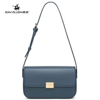 David Jones Paris กระเป๋าสะพายไหล่ กระเป๋าถือ หนัง pu สําหรับสตรี