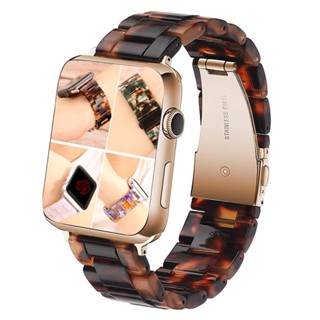 สายนาฬิกาข้อมือเรซิ่น แบบใส สําหรับ iwatch 7 6 5 4 band 42 มม. 38 มม. iwatch 6 series 41 45 มม. 44 มม. 40 มม.