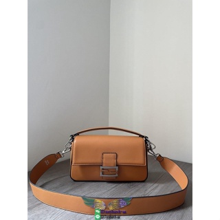 Medium Fen.di &amp; Tiffany underarm flap baguette sling crossbody flap messenger cosmetic clutch