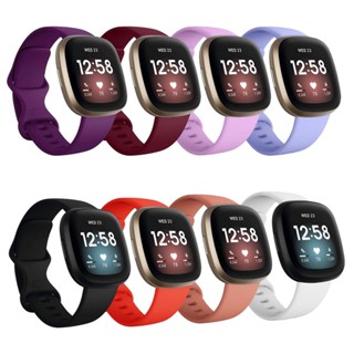 สายนาฬิกาข้อมือซิลิโคน แบบนิ่ม สําหรับ fitbit Versa 3 4 Smart Watch fitbit Sense 2