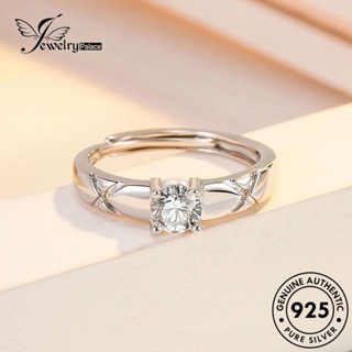 Jewelrypalace Moissanite แหวนเพชร เงิน 925 แฟชั่นคู่รัก ของแท้ R76