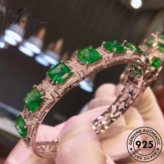 Jewelrypalace สร้อยข้อมือเงินมรกต 925 B529 สําหรับผู้หญิง