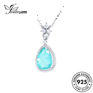 Jewelrypalace สร้อยคอเงิน 925 จี้ไพลิน เครื่องประดับแฟชั่น สําหรับผู้หญิง N1234