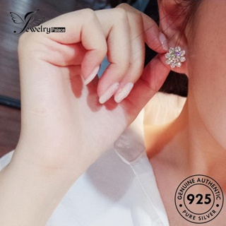 Jewelrypalace สร้อยคอเงิน 925 จี้รูปดอกทานตะวัน ประดับเพชรโมอิส เครื่องประดับสตรี S135