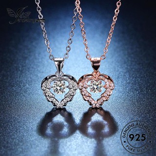 Jewelrypalace ของแท้ สร้อยคอเงิน 925 ประดับเพชร สีทอง สําหรับผู้หญิง N23