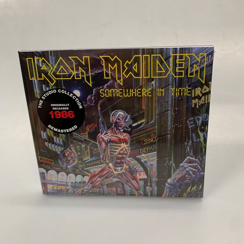 【CD】Iron Maiden Somewhere In Time 2015 อัลบั้ม CD ใหม่ยังไม่ได้เปิด