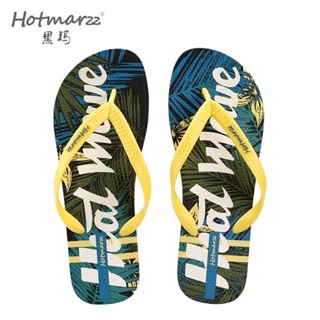 [พร้อมส่ง] _ Hotmarzz รองเท้าแตะชายหาด พิมพ์ลาย กันลื่น แฟชั่นฤดูร้อน สําหรับผู้ชาย