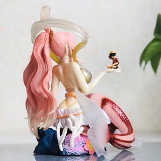 พร้อมส่ง โมเดลฟิกเกอร์ One Piece POP Mermaid Island Mermaid Princess สีขาว คุณภาพสูง