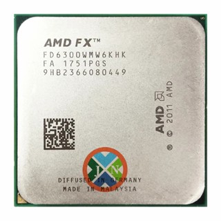 ซ็อกเก็ต AMD FX-Series FX6300 FX 6300 3.5 GHz Six-Core CPU Processor FD6300WMW6KHK AM3+