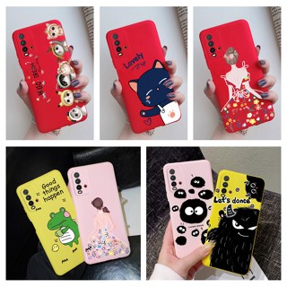 เคส Xiaomi Redmi 9T / Xiaomi Poco M3 ลายน่ารัก สีมาการอง ซิลิโคน เคสโทรศัพท์ เคสนิ่ม