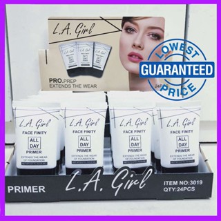 ✔ La Girl Pro Prep Primer โลชั่น ไพรเมอร์หน้าเรียบเนียน 15 มล. | น้ําหนักเบา | น้ําหอมและพาราเบนฟรี