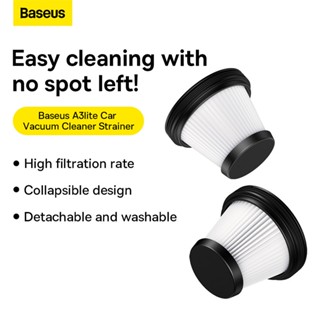 Baseus ไส้กรอง HEPA สําหรับเครื่องดูดฝุ่นในรถยนต์ Baseus A3 Lite 12000Pa 2 ชิ้น