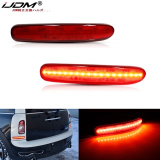 Ijdm ไฟตัดหมอกท้าย ไฟสัญญาณเลี้ยว LED R55 สําหรับ BMW Mini Cooper Clubman