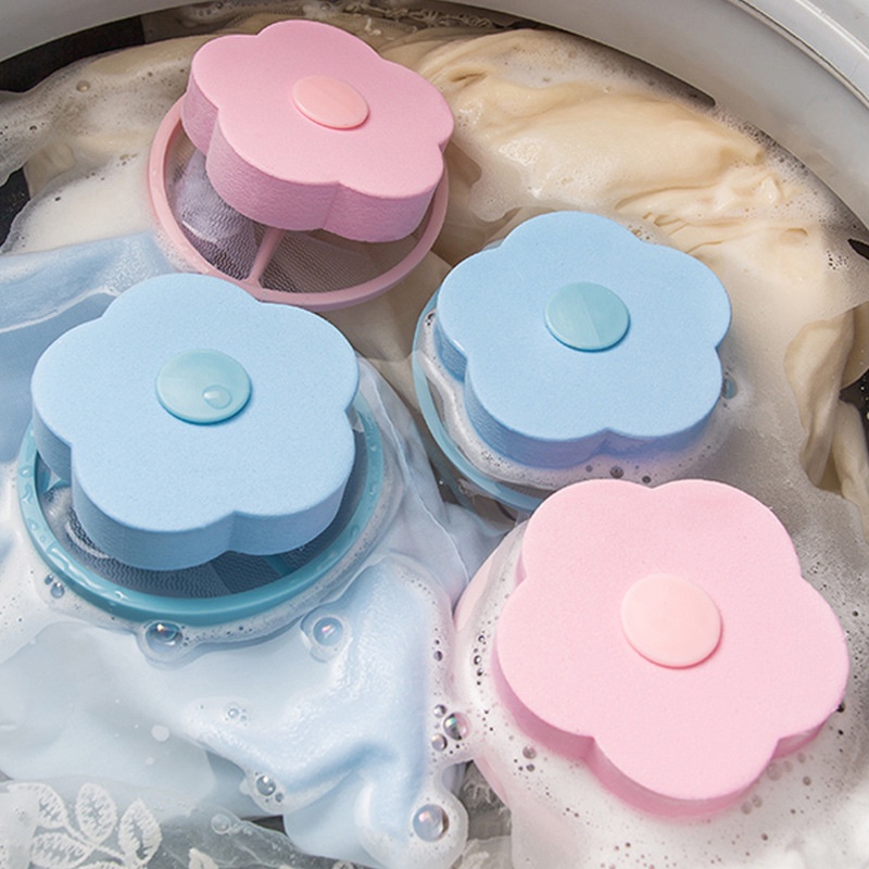 Laundry Bags & Baskets 11 บาท ถุงตาข่ายกรอง ใช้ซ้ําได้ สําหรับเครื่องซักผ้า ขนสัตว์เลี้ยง 1 ชิ้น Home & Living