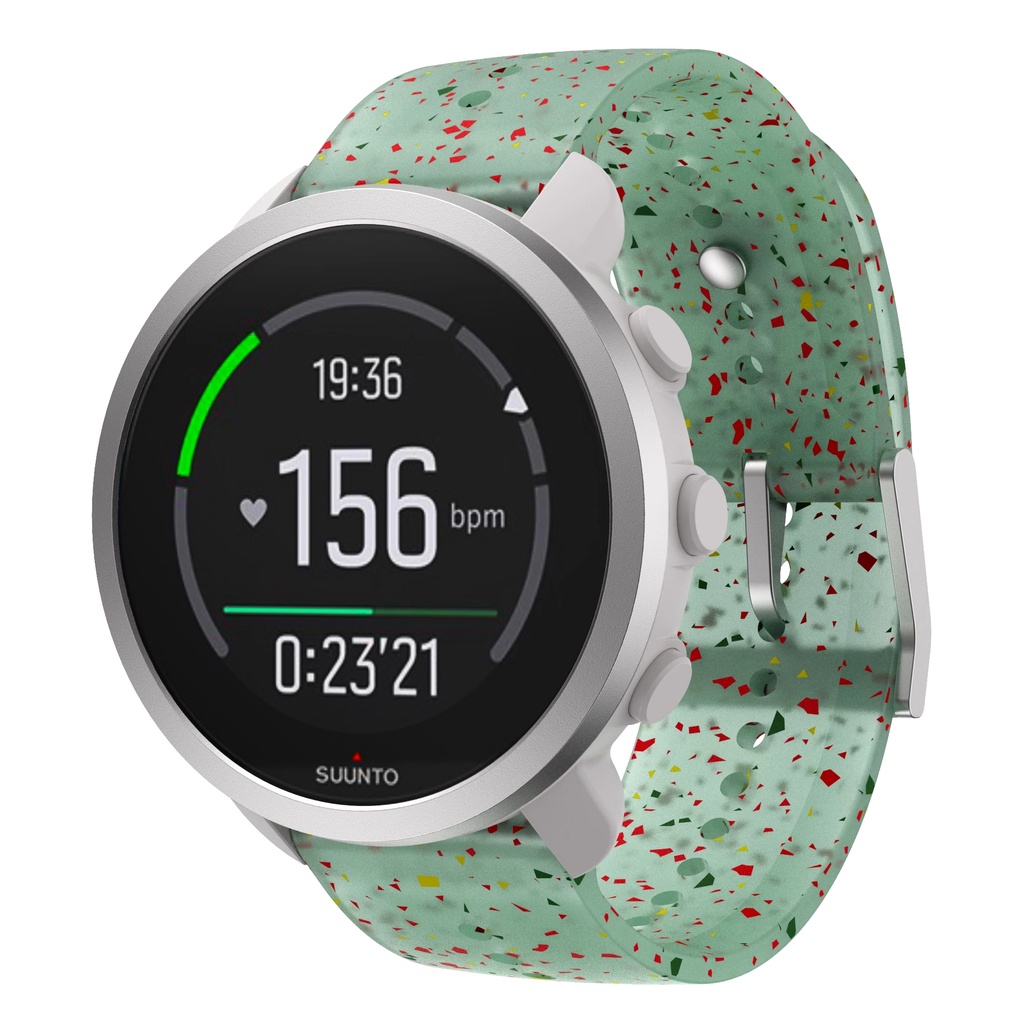 สายนาฬิกาข้อมือซิลิโคนใส 22 มม. สําหรับ SUUNTO 5 PEAK Samrtwatch Sprot SUUNTO 9 PEAK