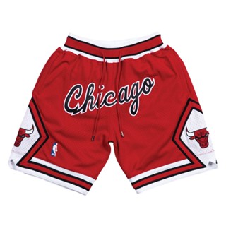 Ju/st DON BULLS SHORTS RED "CHICAGO"