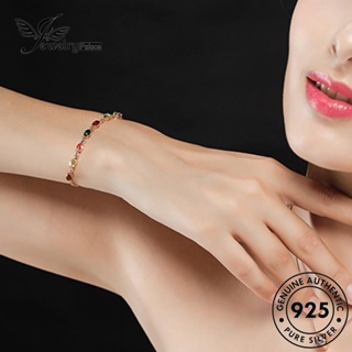 Jewelrypalace สร้อยข้อมือทับทิม ทองคํา เงิน 925 B222 สําหรับผู้หญิง