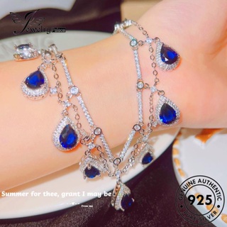 Jewelrypalace สร้อยคอเงิน 925 จี้ไพลิน เครื่องประดับแฟชั่นสตรี N1379