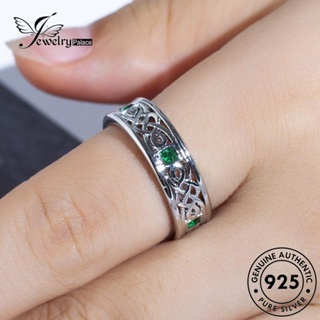 Jewelrypalace แหวนเงิน 925 ลายมรกต สําหรับผู้หญิง R1484