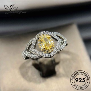 Jewelrypalace แหวนเงินมรกต 925 ทรงวงรี สําหรับผู้หญิง R2316