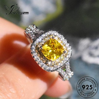 Jewelrypalace แหวนเงิน 925 ทรงสี่เหลี่ยม แฟชั่น สําหรับผู้หญิง R2519