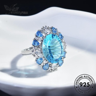 Jewelrypalace สร้อยคอเงิน 925 จี้รูปไข่ไพลิน สําหรับผู้หญิง S334