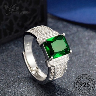 Jewelrypalace แหวนเงิน 925 R435 ทรงสี่เหลี่ยม ลายอความารีน สําหรับผู้หญิง