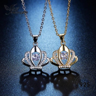 Jewelrypalace สร้อยคอเงิน 925 จี้มงกุฎเพชร เครื่องประดับแฟชั่นสตรี N27