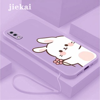 เคส Samsung A02 เคสโทรศัพท์ ซิลิโคน กันกระแทก ดีไซน์ใหม่ การ์ตูนกระต่าย ดอกคําฝอย น่ารัก