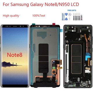 อะไหล่หน้าจอสัมผัสดิจิทัล LCD แบบเปลี่ยน สําหรับ Samsung Galaxy Note8 N950 Note8 N950