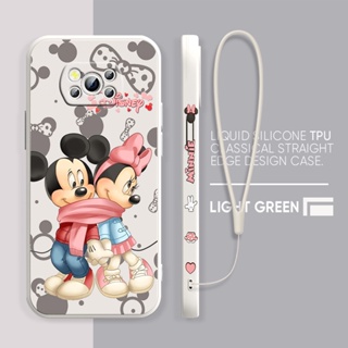 เคสโทรศัพท์มือถือ ซิลิโคนนิ่ม ขอบตรง ลายการ์ตูน พร้อมสายคล้อง สําหรับ Samsung S8 S9 S10 S8plus S9plus Samsung S20 Samsung S10plus Samsung S20 plus