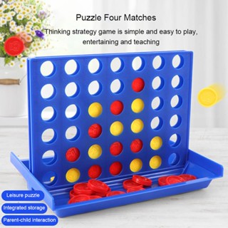 เกมกระดานปริศนา 4 เกม 4 in a Row Board ของเล่นสําหรับเด็ก