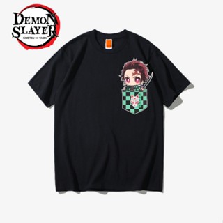 ใหม่**พร้อมส่ง** เสื้อยืดแขนสั้น พิมพ์ลายกราฟฟิค Demon Slayer: Kimetsu no Yaiba พลัสไซซ์ 196925