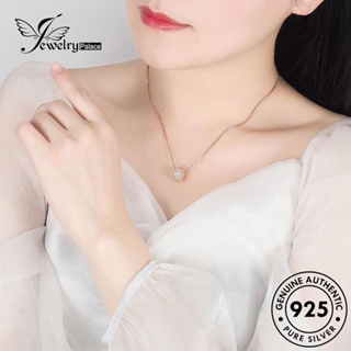 Jewelrypalace สร้อยคอทองคํา 925 ประดับเพชรโมอิส ขนาดเล็ก สําหรับผู้หญิง N149