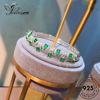 Jewelrypalace สร้อยข้อมือเงิน 925 ประดับทับทิม หรูหรา สําหรับผู้หญิง B515